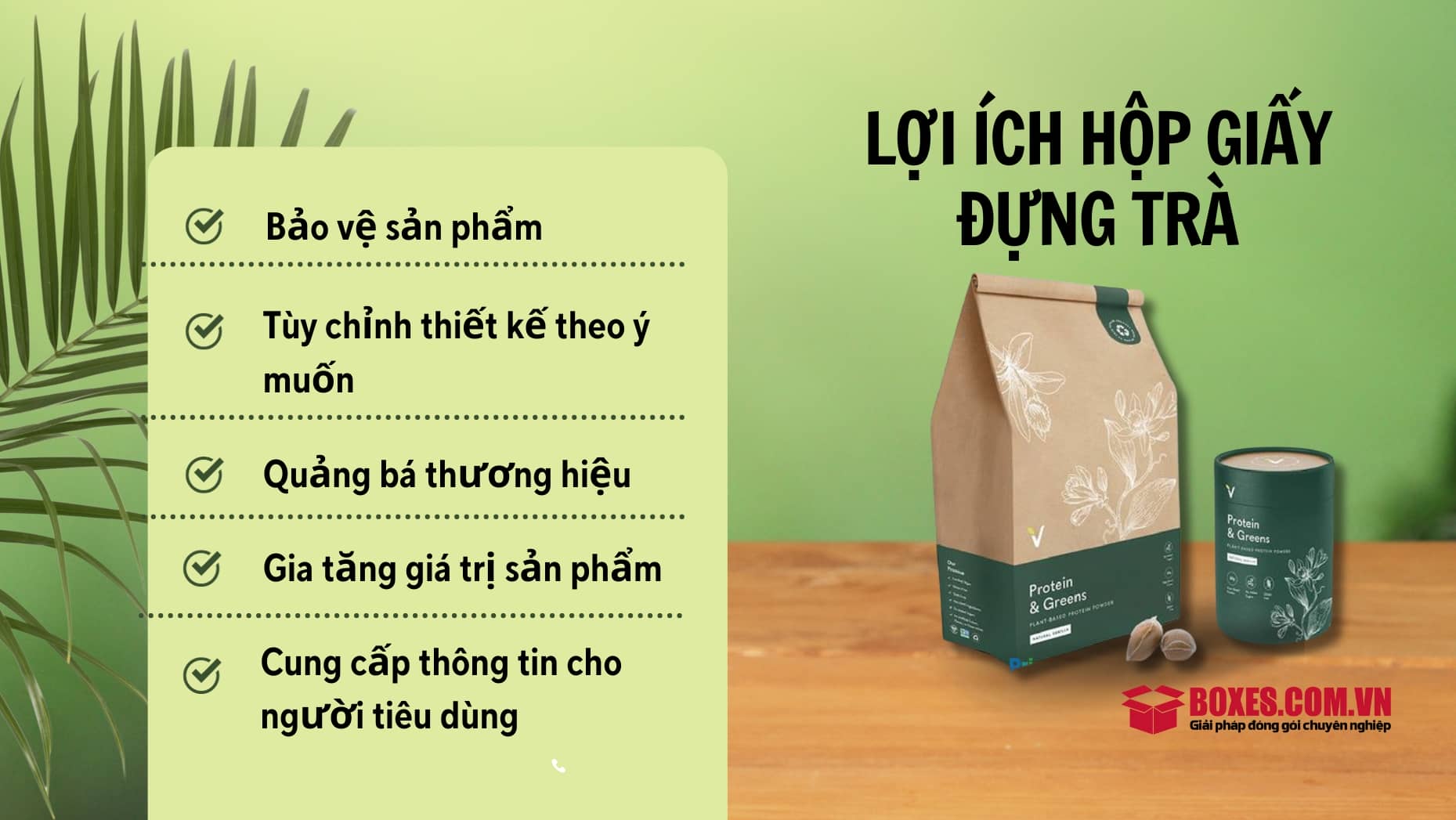Lợi ích của hộp giấy đựng trà