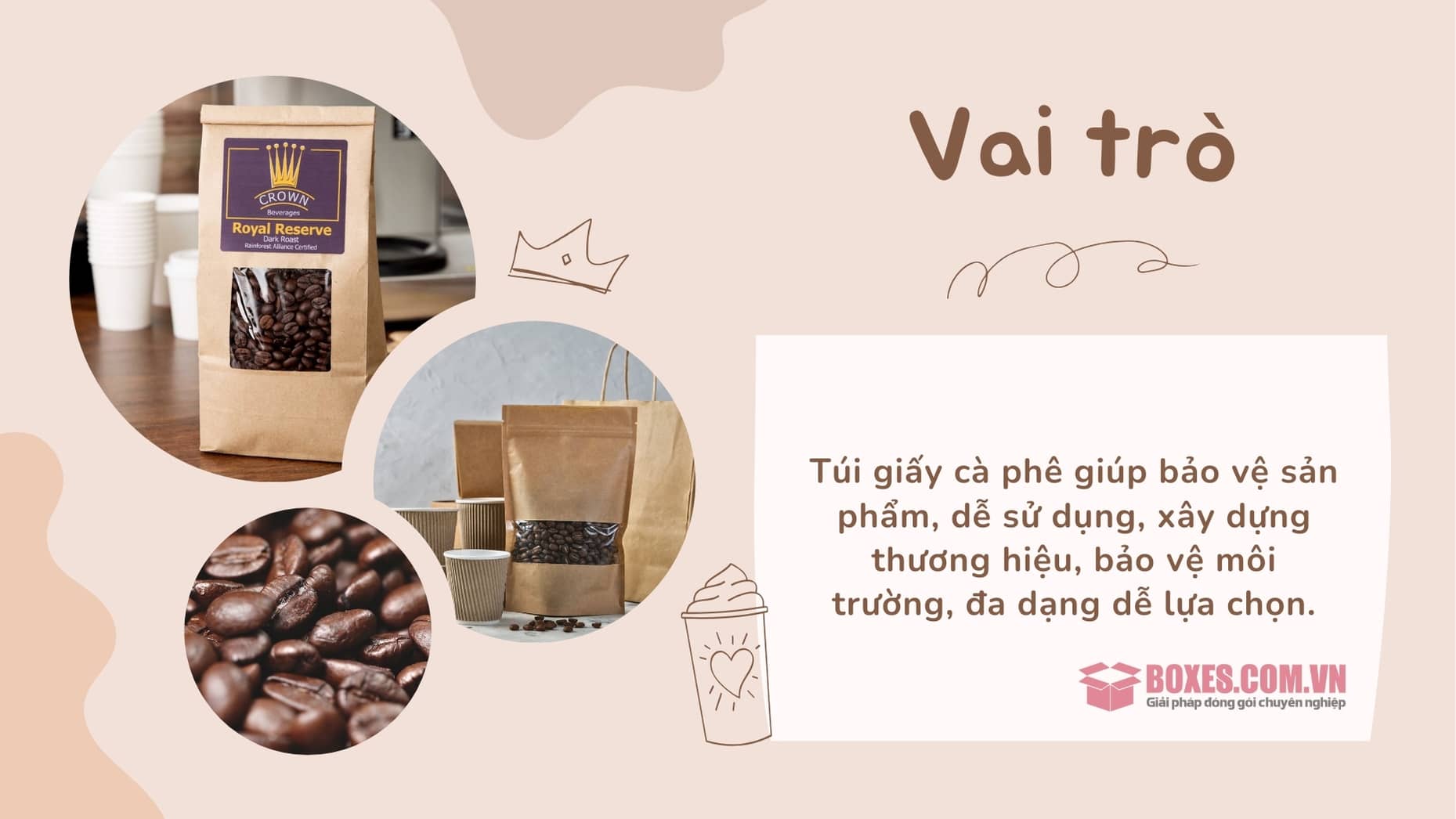 Lợi ích của túi giấy đựng cà phê