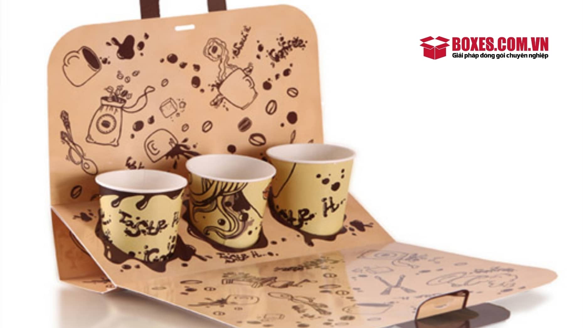Ly giấy đựng cà phê mini