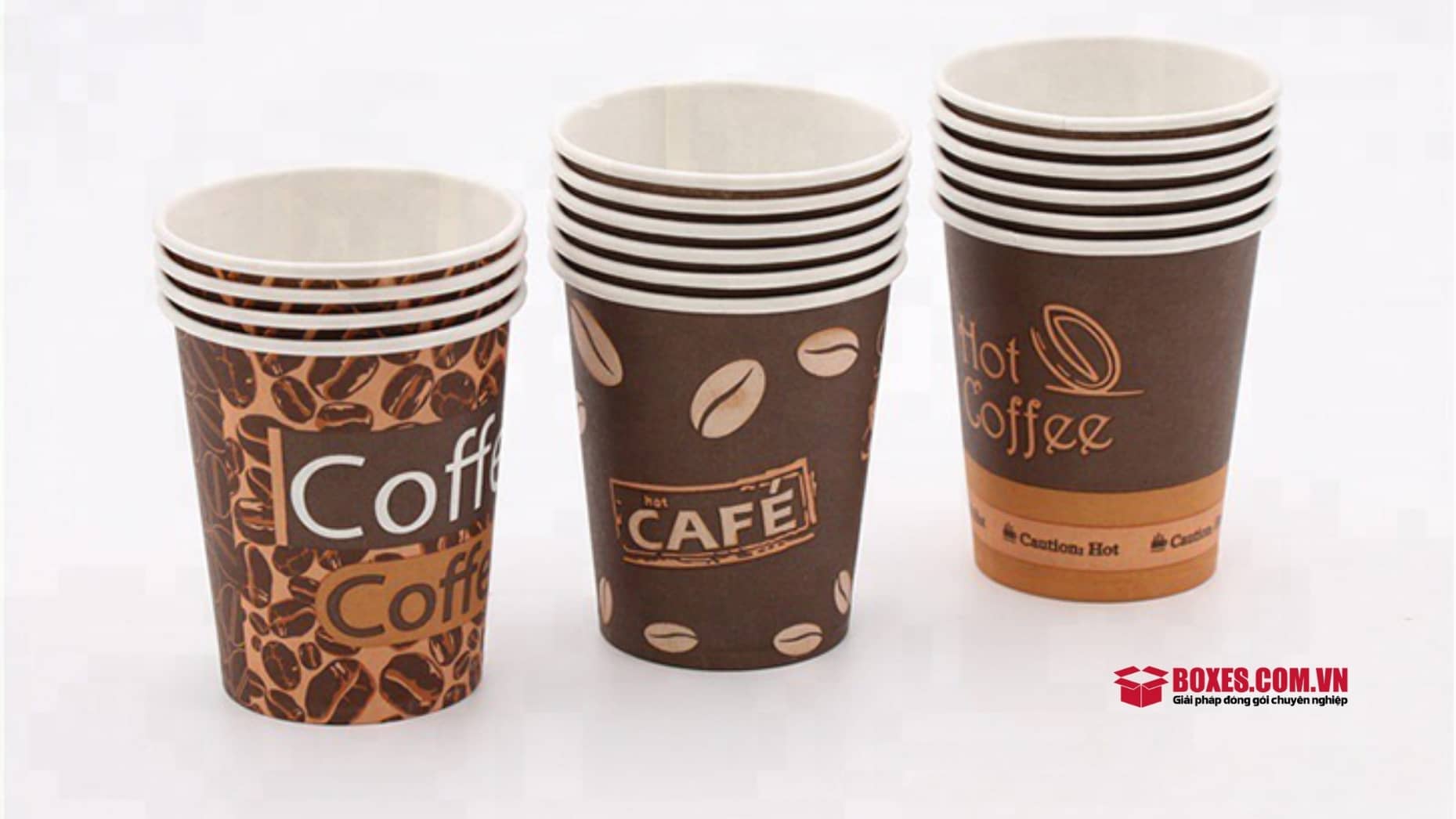 Ly giấy đựng cà phê sữa