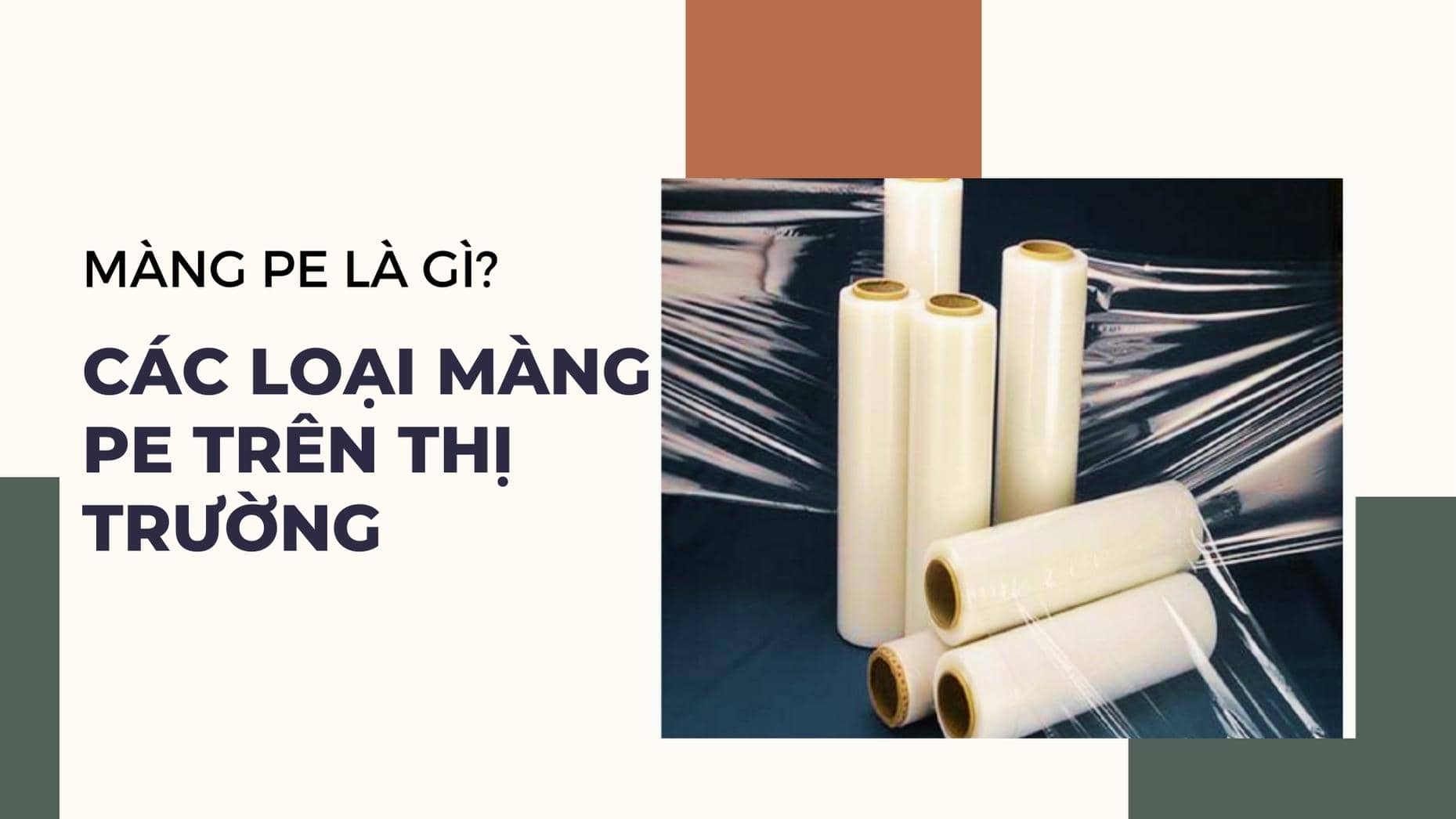 Màng PE là gì? Các loại màng PE phổ biến trên thị trường