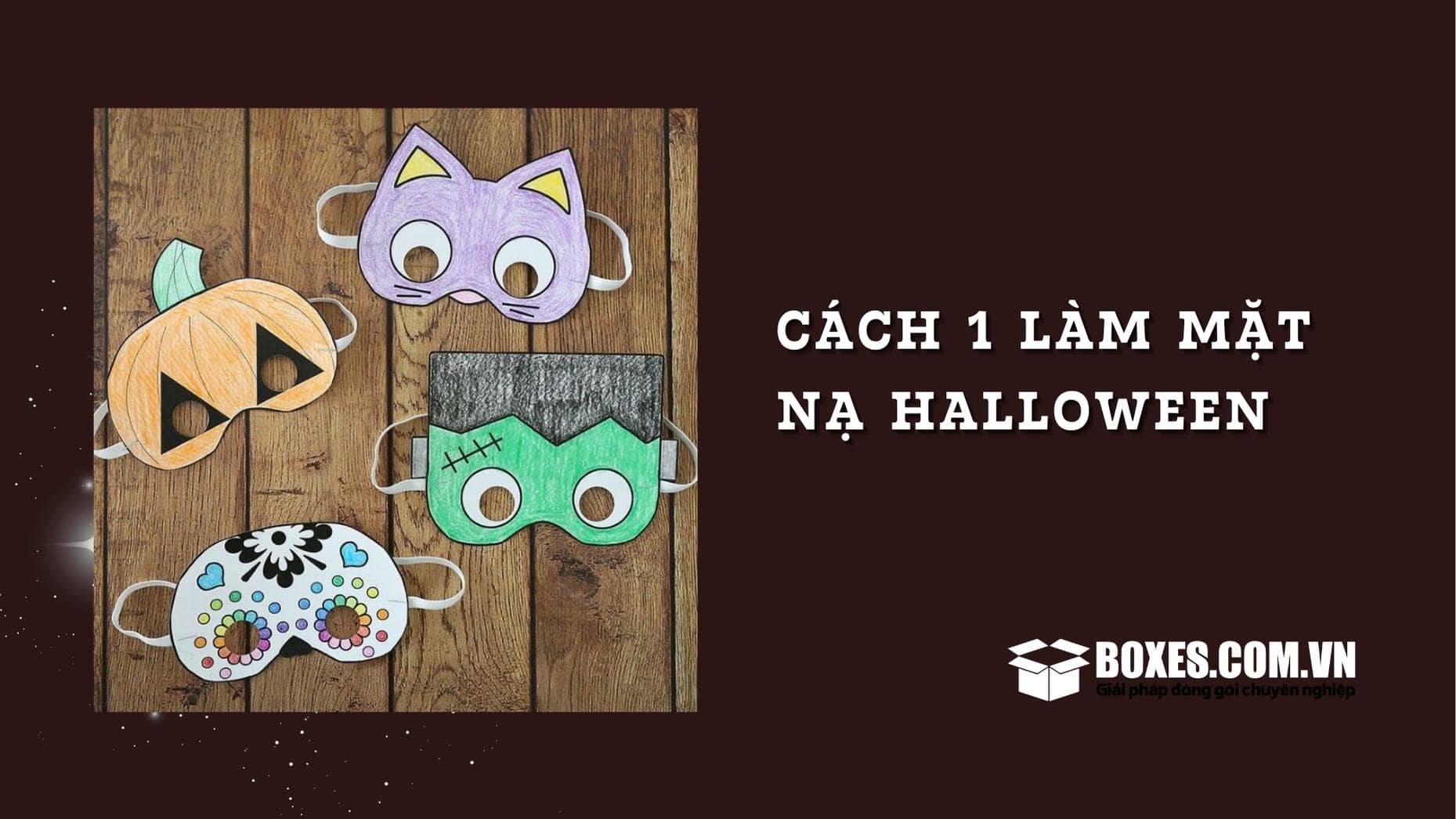 Mặt nạ Halloween cho bạn nhanh chóng