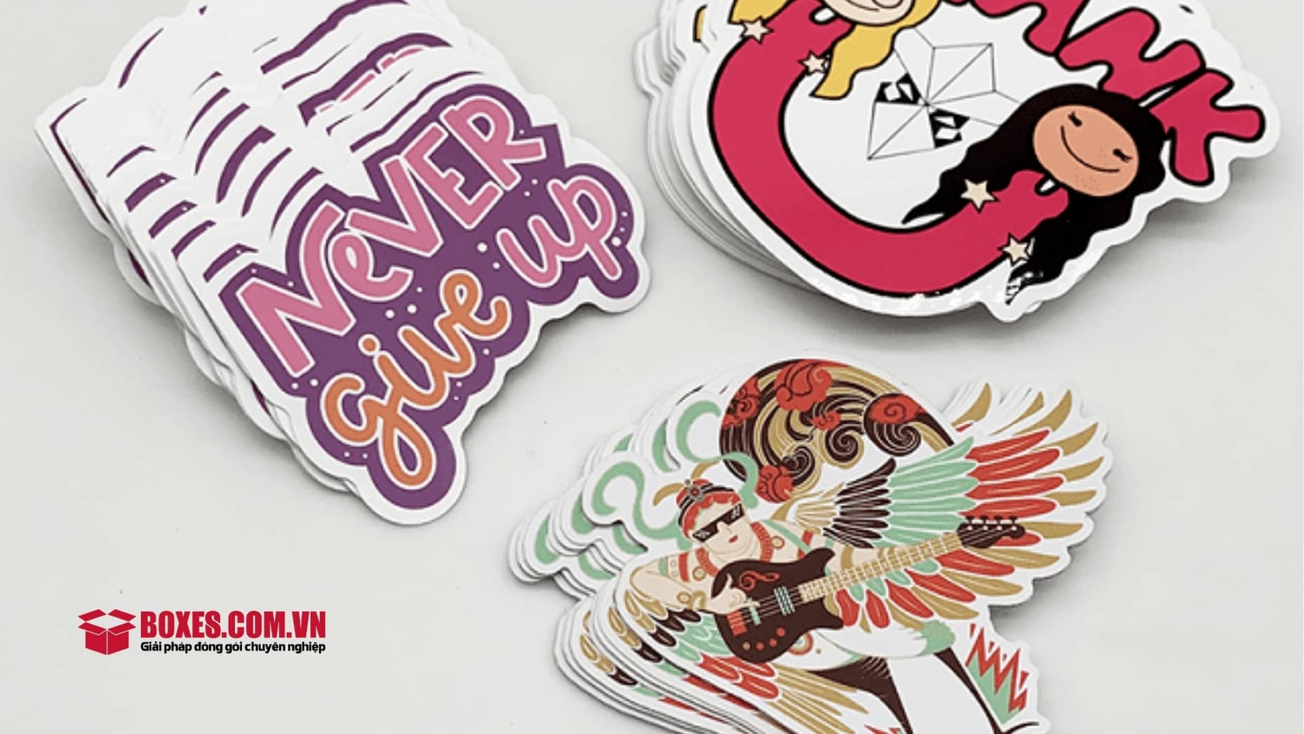 Mẫu Die cut hình hoạt hình, dễ thương