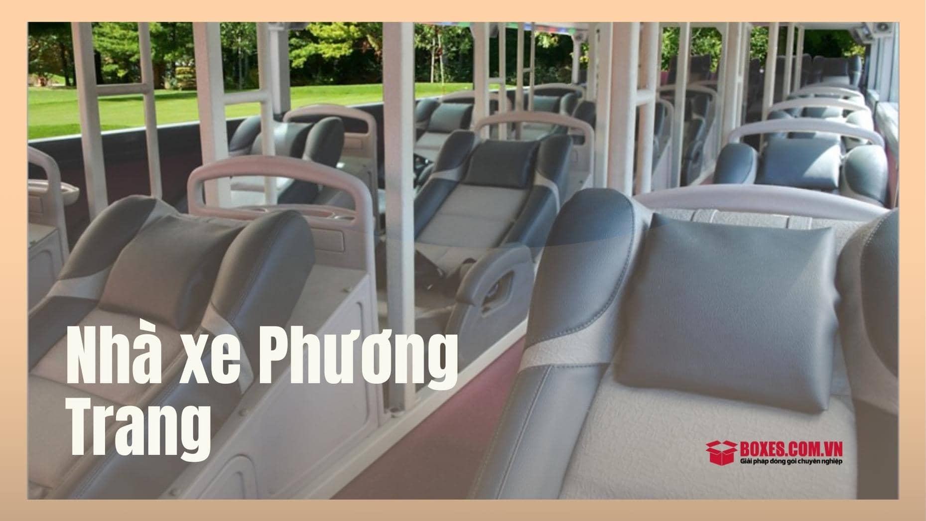 Nội thất bên trong của xe Phương Trang