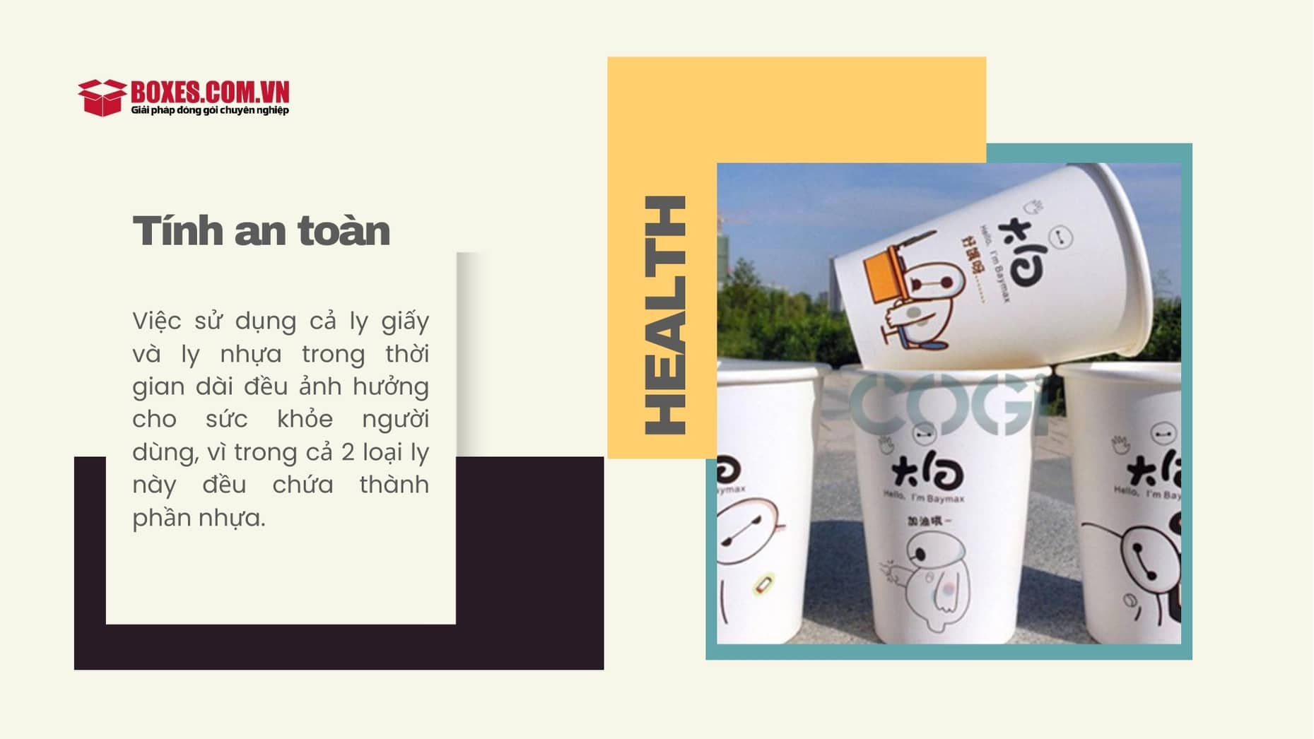 So sánh ly giấy và ly nhựa về tính an toàn với người dùng