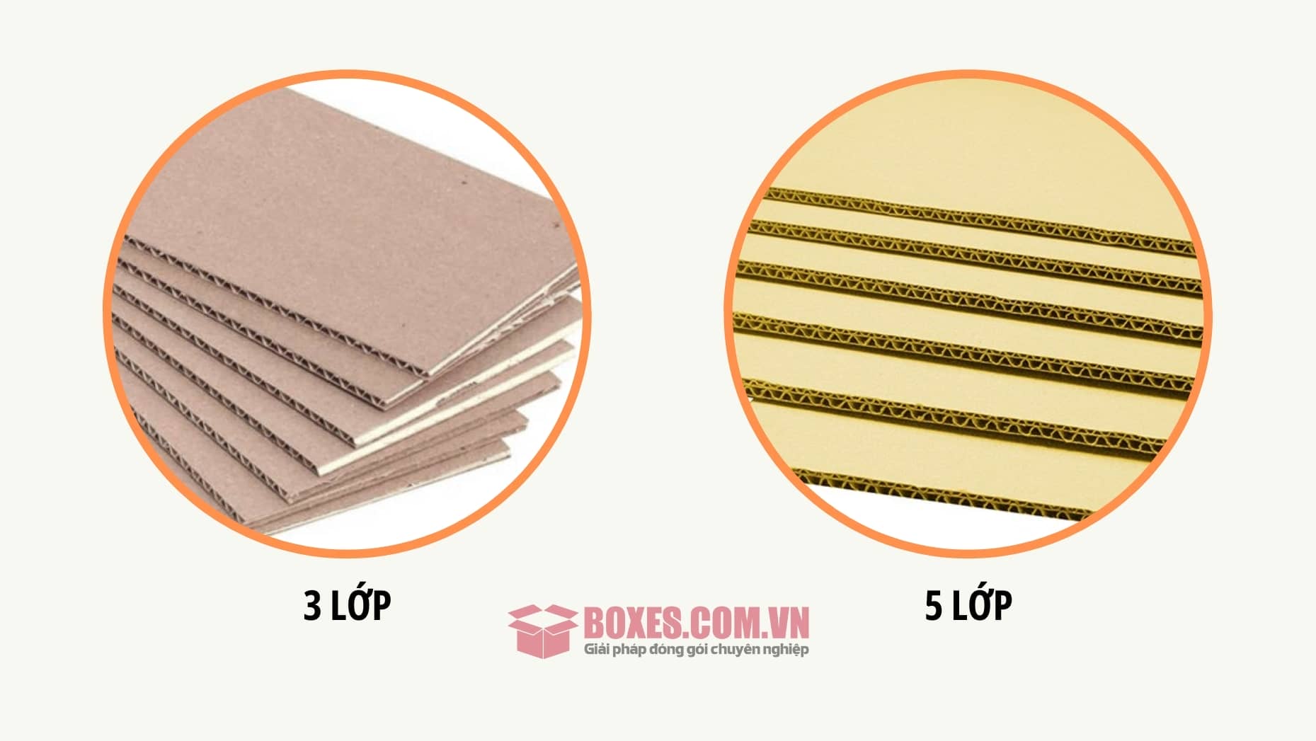 3 Lớp, 5 lớp giấy được sử dụng nhiều trong sản xuất thùng nước ngọt