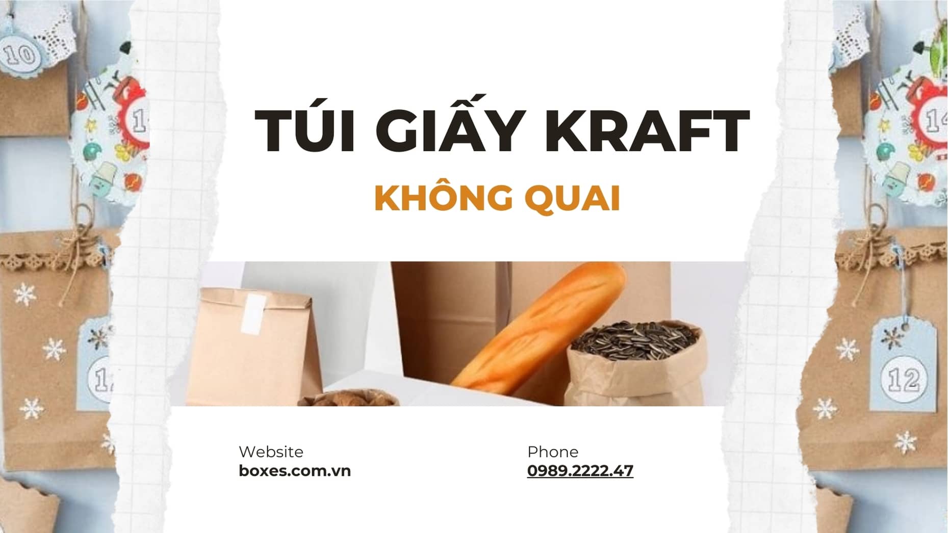 Tham khảo giá bán túi giấy Kraft không quai trên thị trường