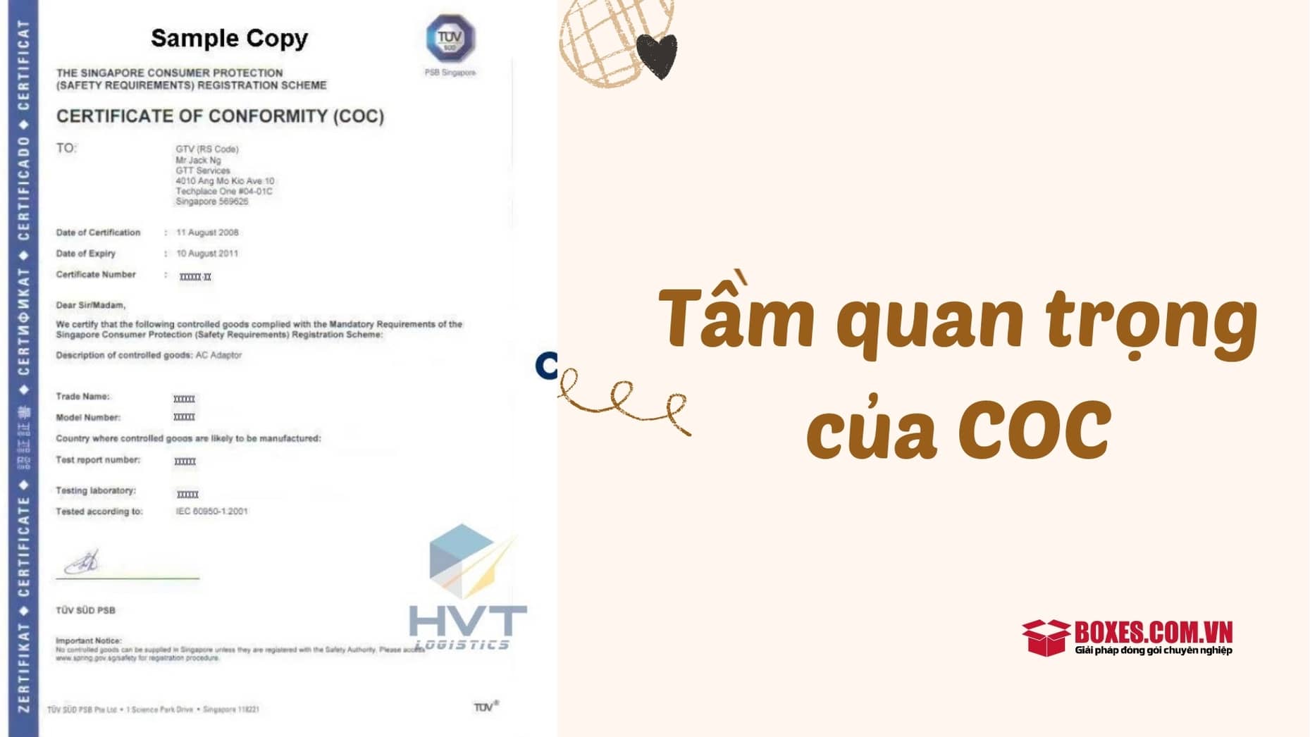 Tiêu chuẩn COC có ý nghĩa như thế nào? 