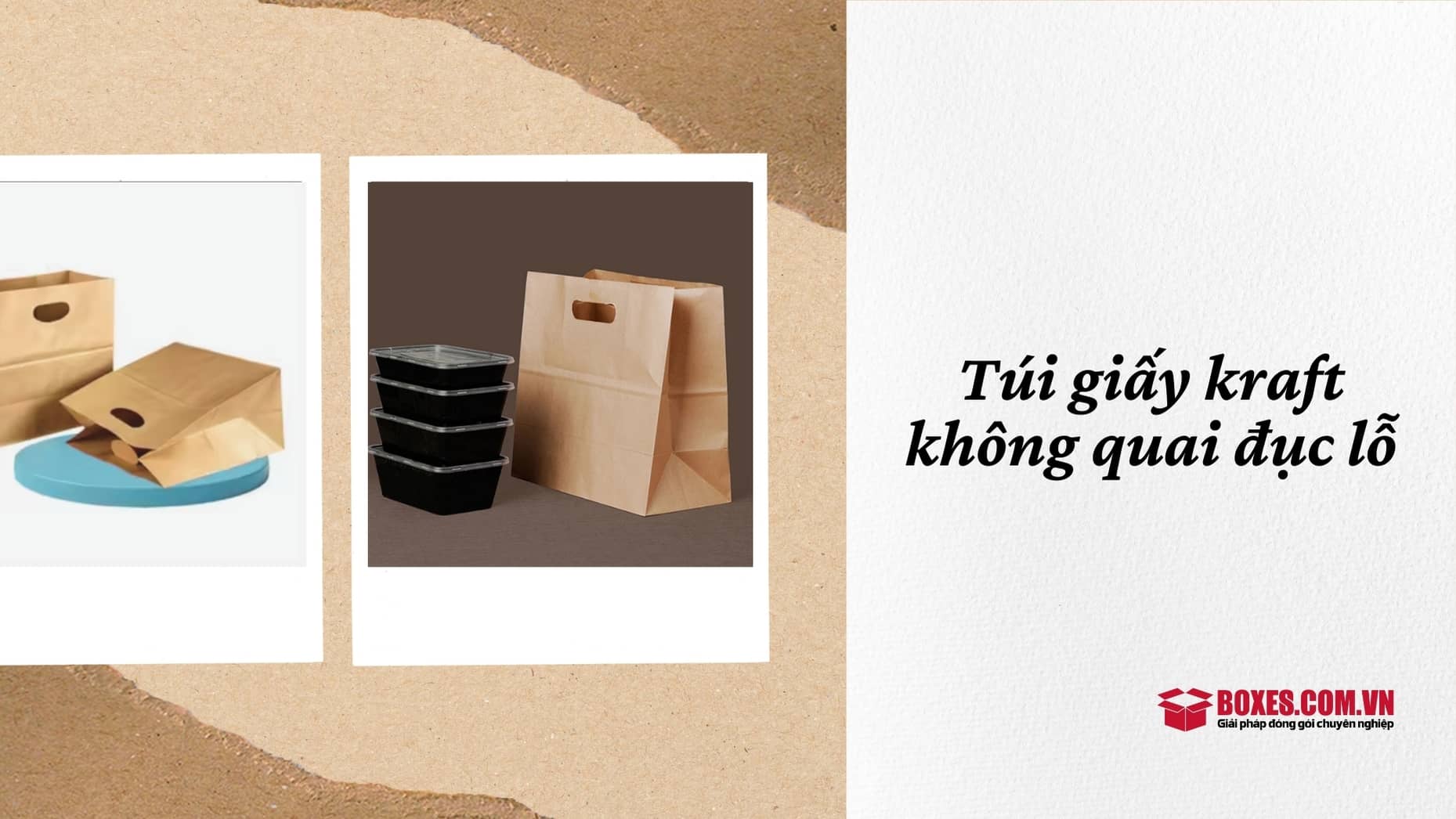 Túi giấy Kraft thuận tiện trong việc di chuyển