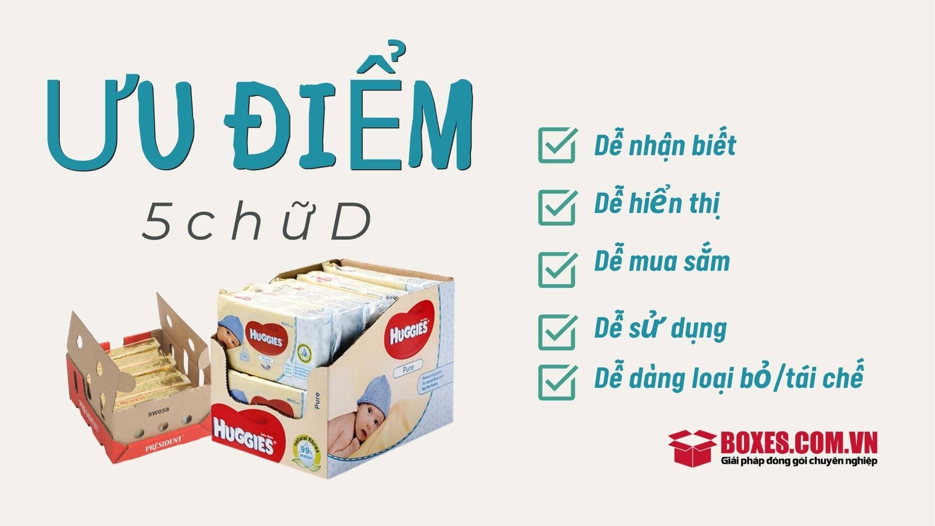 Ưu điểm của RRP trong ngành bao bì
