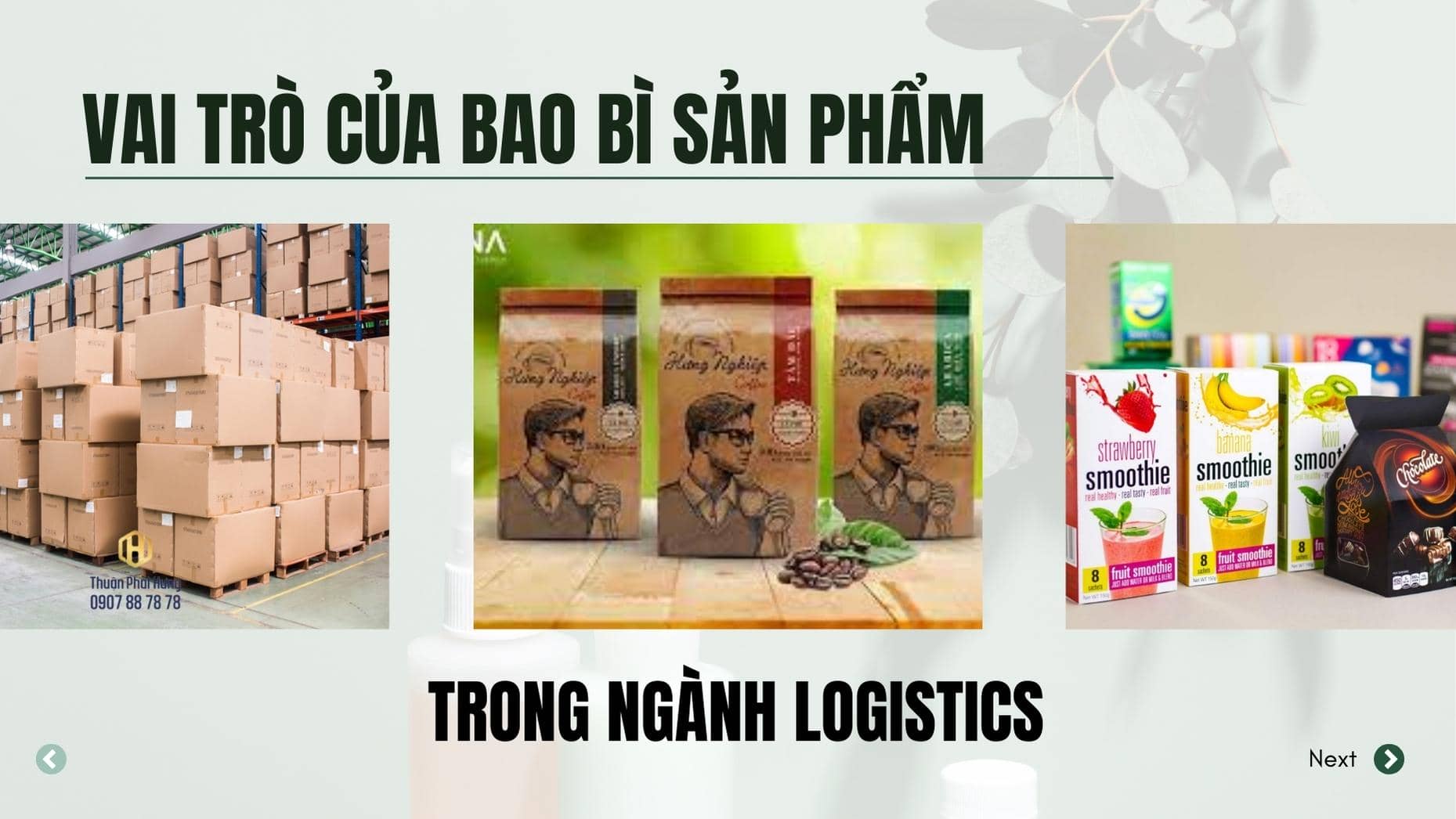 Vai trò của bao bì sản phẩm trong ngành logistics