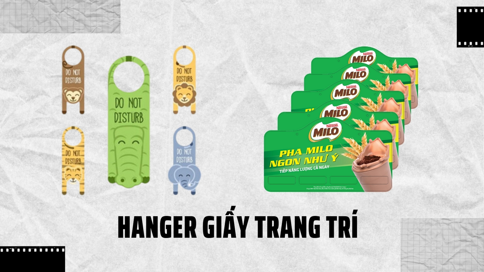 Móc giấy trang trí