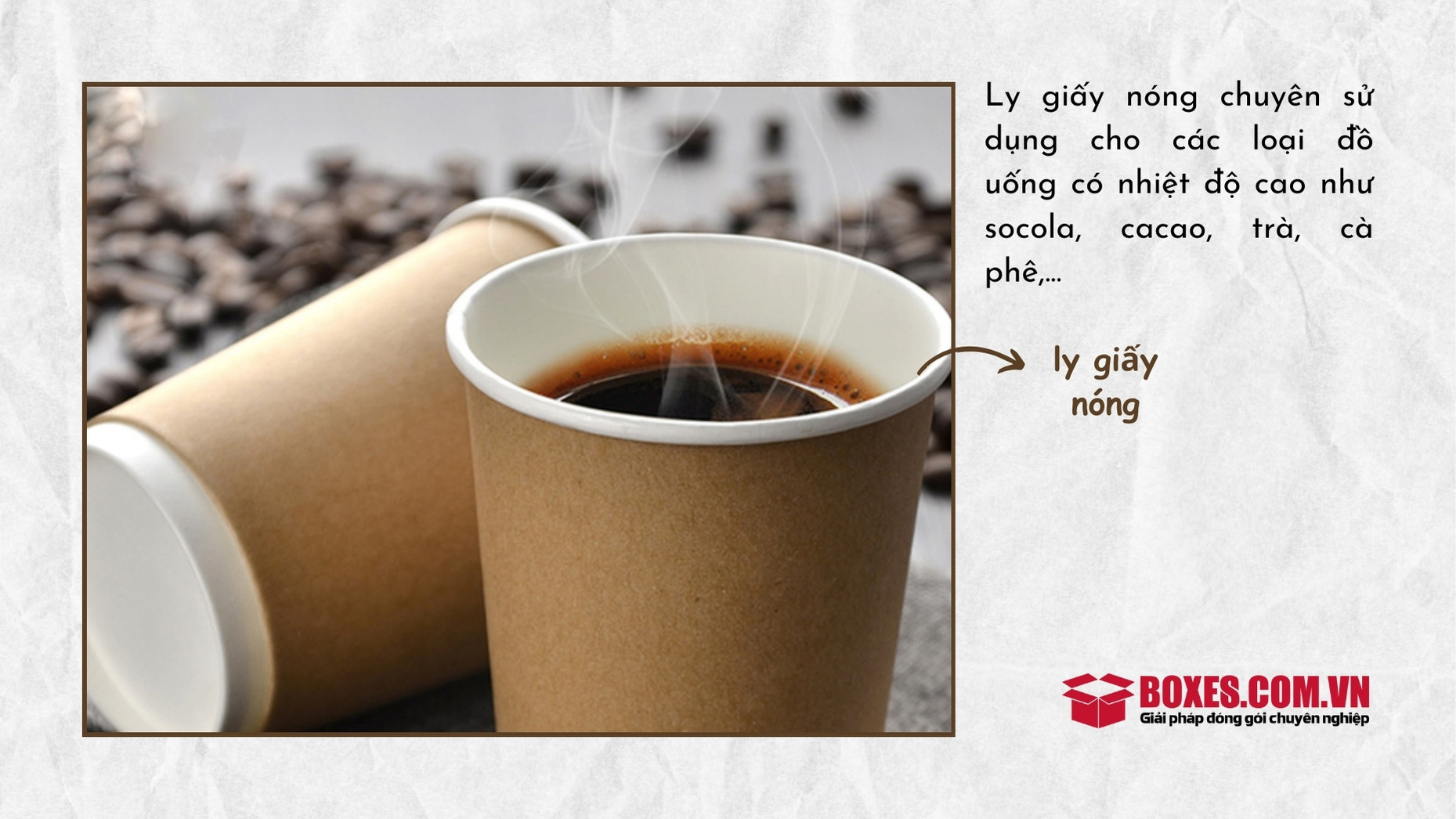 Sử dụng ly giấy nóng