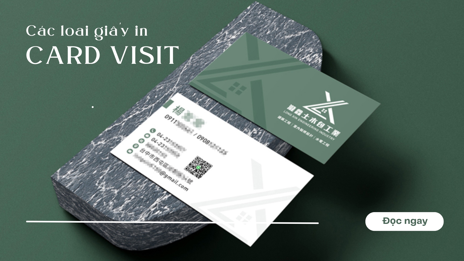 Thông tin các loại giấy in card visit phổ biến trên thị trường