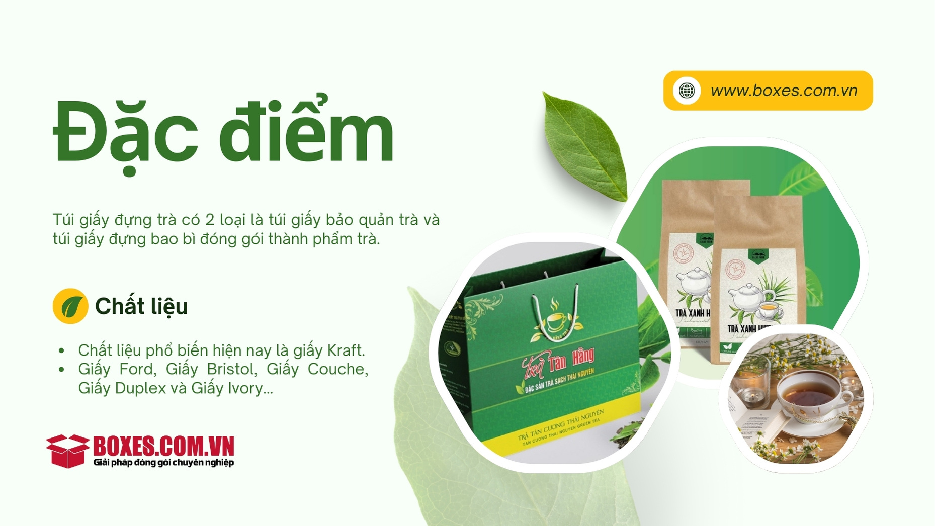 Chất liệu của túi giấy đa dạng