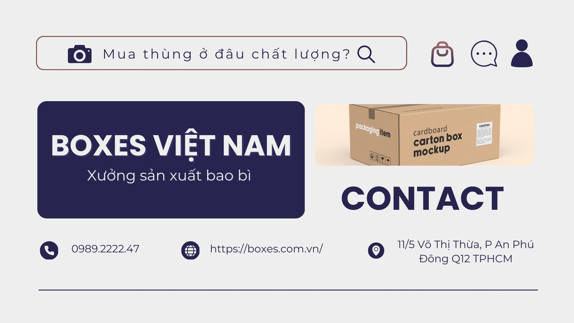 Mua thùng carton đựng quạt giá rẻ, chất lượng ở đâu Hình ảnh Boxes Việt Nam - Xưởng sản xuất thùng carton đựng quạt uy tín, giá rẻ tại TPHCM