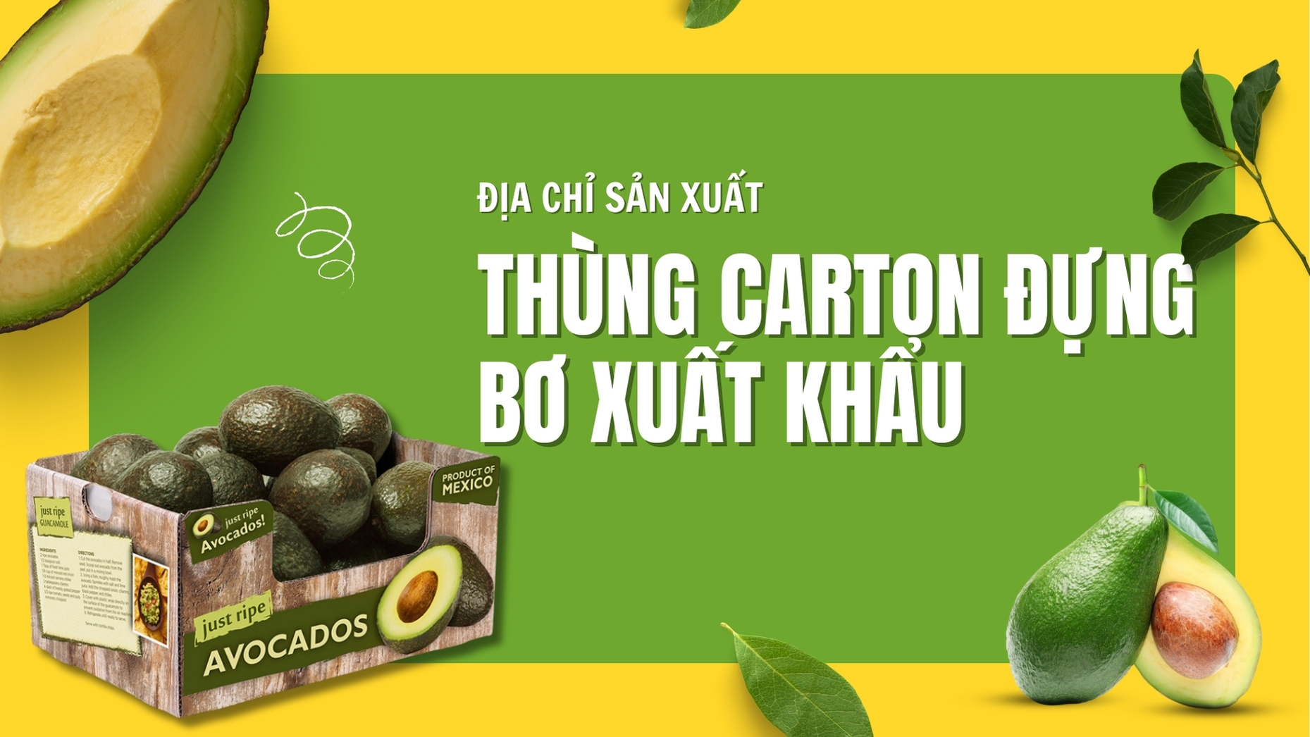 Địa chỉ sản xuất thùng carton đựng bơ chất lượng, giá rẻ tại TP.HCM