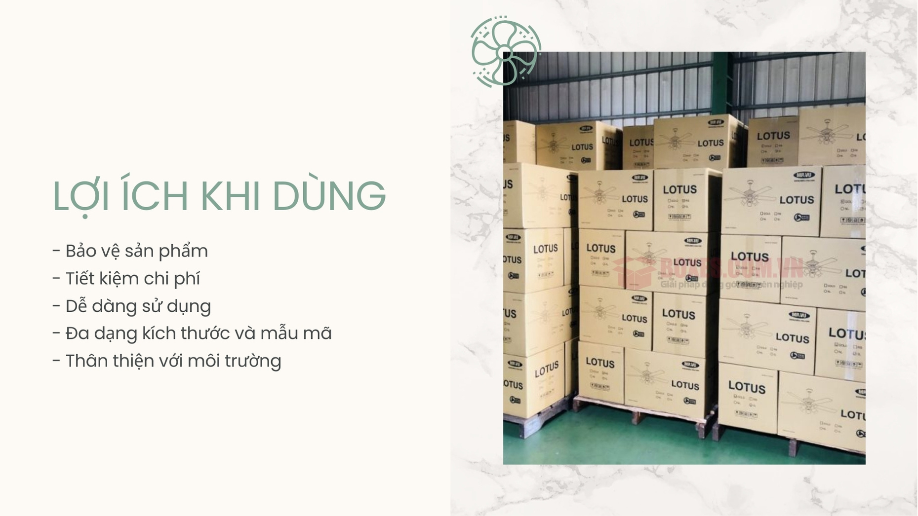 Lợi ích khi sử dụng thùng carton đựng hàng gia dụng