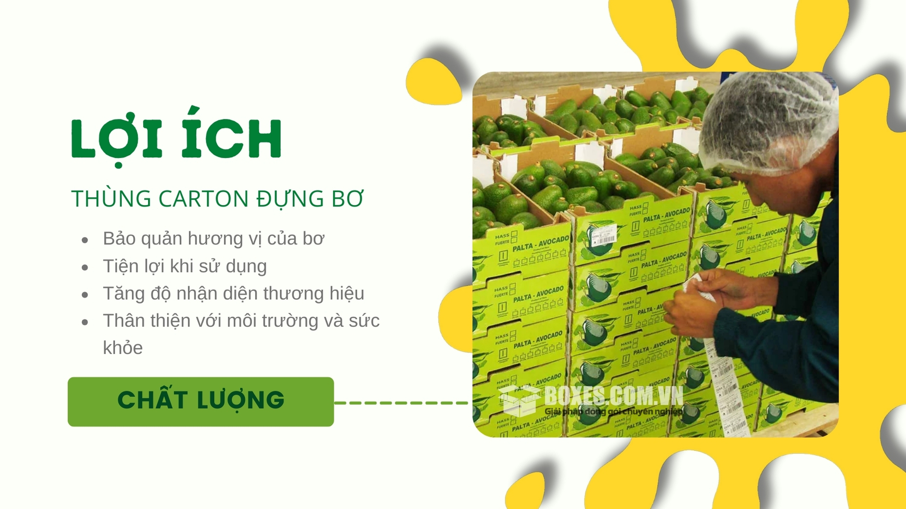 Lợi ích khi sử dụng thùng giấy đựng bơ