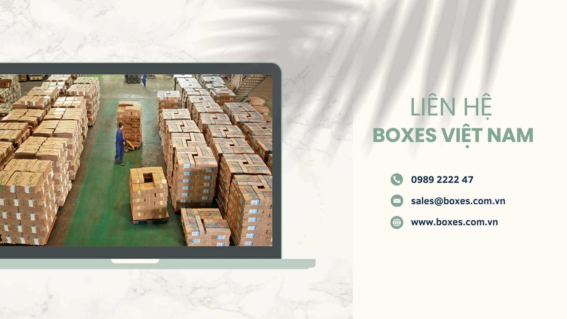 Thông tin đặt hàng tại Boxes Việt Nam
